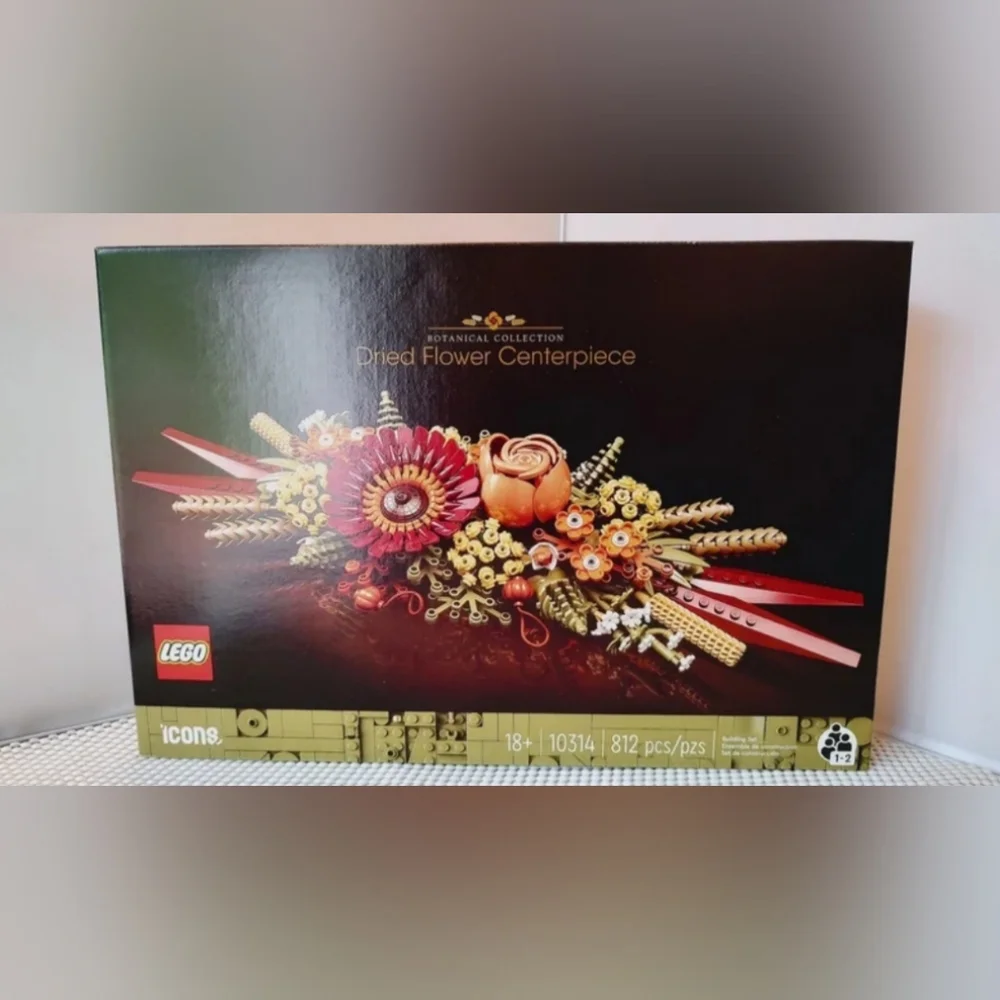 Lego Botanical Collection Dried Flower Centerpiece 10314 NWT Building Toy Set